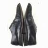 Vintage HARRY WILSON Monk Strap Business Shoes Black size 10.5 28.5 Leather Mckay Construction(USED)