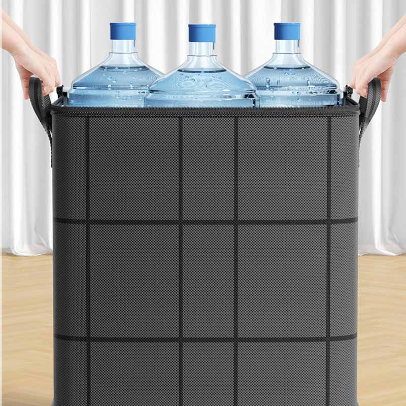 Super Large Capacity! Thick Black Woven Storage Bag For Home Use, Clothes, Blankets, Cotton Quilts, Organizing And Moving Tools