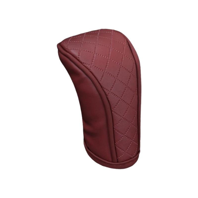 Car Gear Shifts Knob Protector Waterproof Not Slip PU Leather Cover Universal Designs Automotive Shifts Knob Cover 120mm