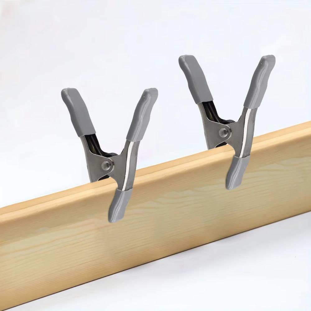 2 Stück Gummi-Griffe Holzbearbeitung Federklemmen Metallfederklemme Qualitätsfederklemme