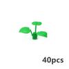 MOC Plants Accessories Bricks 3471 2435 6064 3778 City House Trees Pine Prickly Bush Green Grass Military Building Toys