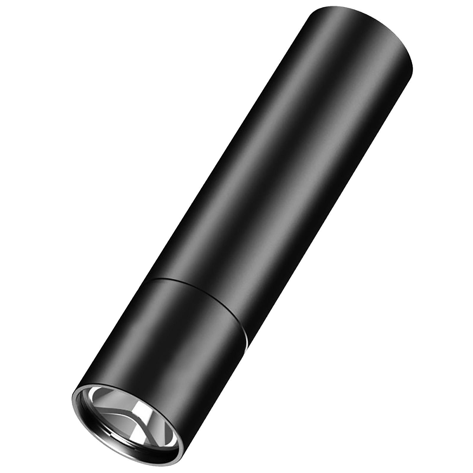 

Мини яркий фонарик USB аккумуляторный фонарик из алюминиевого сплава супер яркий светодиодный фонарь фокусировка бусины теле удобный фонарик чёрный