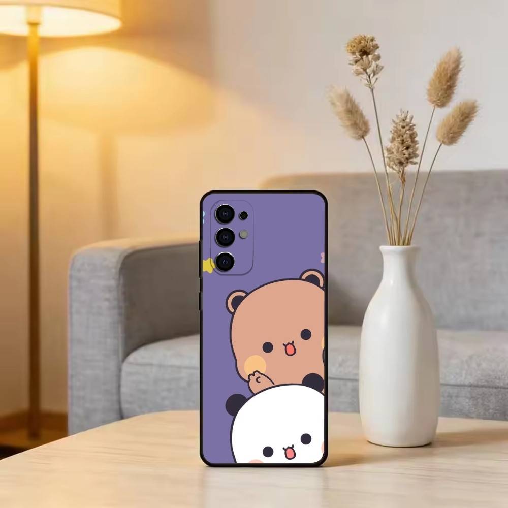 Sweet YiEr & BuBu Phone Case For Samsung S25,S24,S21,S22,S23,S30,Ultra,S20,Plus,Fe,Lite,Note,10,Black Cover