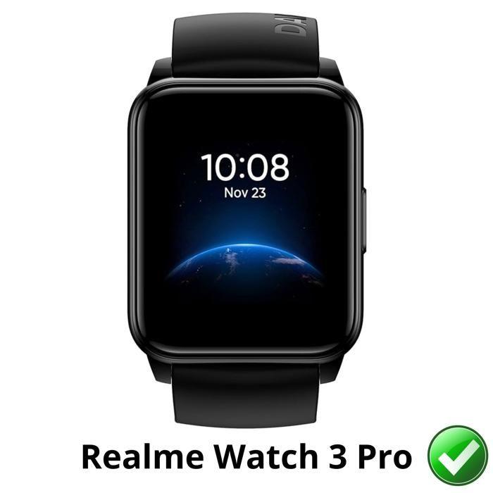 Protection écran pour Realme Watch 3 Pro [Pack 6] Film Plastique Protecteur Résistant Ultra Mince Phonillico