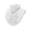 Lapel False Collar Ruffle Edge Collar Universal Shawl Neckwrap for Women Summer Dress Female Blouse Shirt Accessories