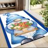 1Pc Christmas Gnome Celebration Carpet Rug Soft Washable Antislip Home Living Room Sofa Mats Personalized Christmas Rug