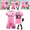 2324 Miami International Messi 10 Home Soccer Jersey Ultra-fine Fiber Material