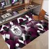 Personalized Crystal Velvet Carpet Burnley Football Pattern Non Slip Floor Rug