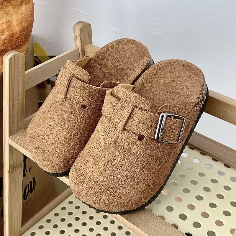 

Милые детские мультяшные шлепанцы Birkenstock - Модель Весна 2025, Толстая подошва, Закрытый носок, Для улицы, Ленивый стиль 28-29