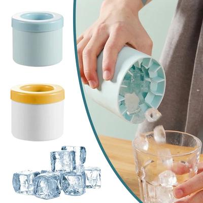 Silikon Buz Küpü Kalıbı Yuvarlak Buz Kovası Yaz Ev Yapımı Kendin Yap Buzdolabı Dondurucu Yapıcı Yaratıcı Buz Küpü Kalıbı Bar Eşyaları Araçları