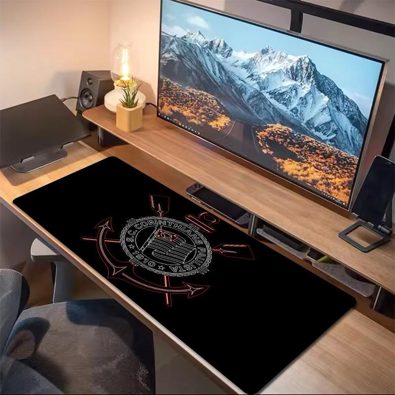 SC Corinthians Paulista Print Cushion Non-slip Laptop Tablet Big Mousepad XXL Mat Mini PC Playmat With Lock Edge