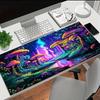 XXL Colorful Forest Mushroom Gaming Mouse Pad Non-Slip Rubber 90X40cm Desktop Mat Computer Mousepad Desk for Laptop Accessory