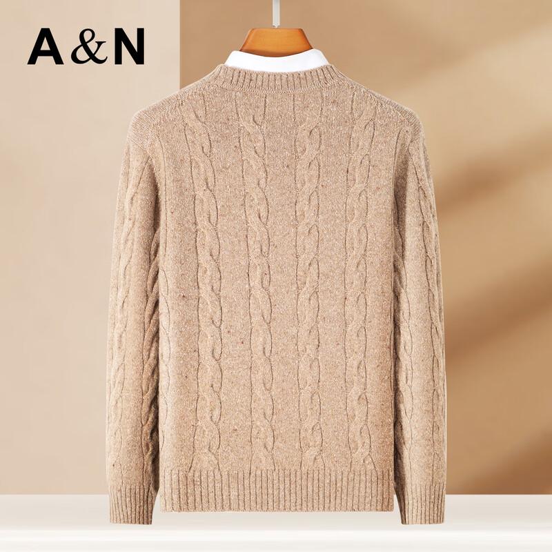 Antonio Men's Heavyweight Cashmere Crewneck Sweater