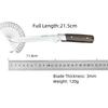 Utility Knife Barbecue Meat Cleaver Fruit Knife Steak Knife Stainless Steel Blade Wooden Handle Chef Cooking Cutting Boning Kitchen Knives