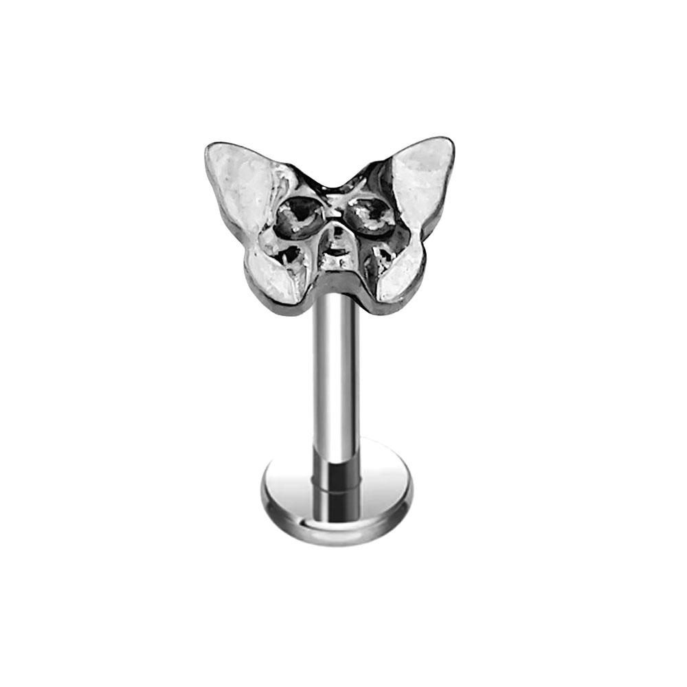 ASTM F136 G23 Titanium 16G Snake Bee Drop Butterfly Internal Thread Labret Piercing Scorpion Flower Cross Daith Conch Earring