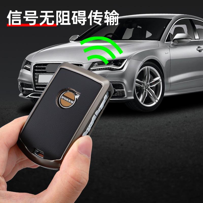 Leather Car Remote Key Case Cover Shell Fob For Volvo S60 S90 XC40 XC60 XC90 V60 V90 EX90 Polestar 1 2 3 Polestar 4 Accessories