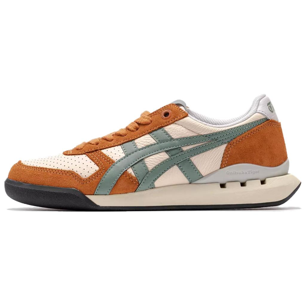 New Onitsuka Tiger Ultimate 81 Anti Slip Wear Resistant Low Top Casual Shoes Unisex Orange Pink Green 1183C074-700