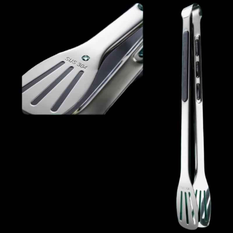 Mengzhang 304 Stainless Steel Food Tongs