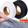 300/60M Aufbügelbares Saumband Klebeband Hosen-Saumband Doppelseitiges Kantenband Stoff kürzen für Jeans Röcke Kleidung DIY Nähhandwerk
