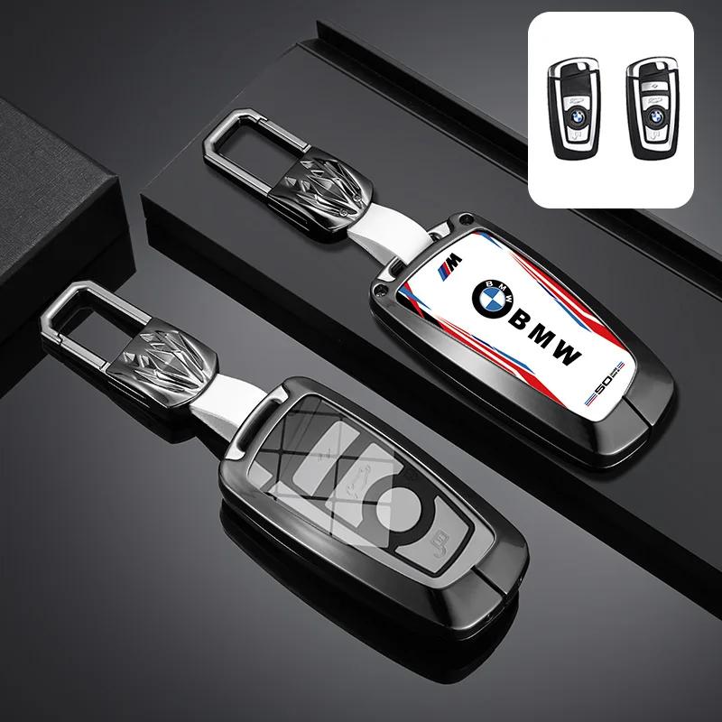 2025 Alliage de zinc Housse de protection pour étui de clé de voiture à distance Sac à clés Pour Bmw F20 F30 G20 F31 F34 F10 G30 F11 X3 F25 X4 I3 M3 M4 1 3 5
