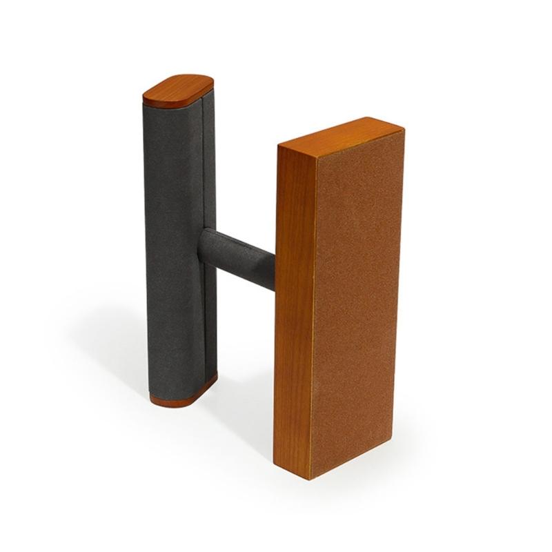 Elegant Wood T Bar Display Holder Versatile Solid Wood T Bar Jewelry Display Holder for Trade Shows and Retail