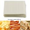 500 Stück Nougat-Papier Essbares Reispapier Handgefertigte Süßigkeiten-Verpackungsbögen