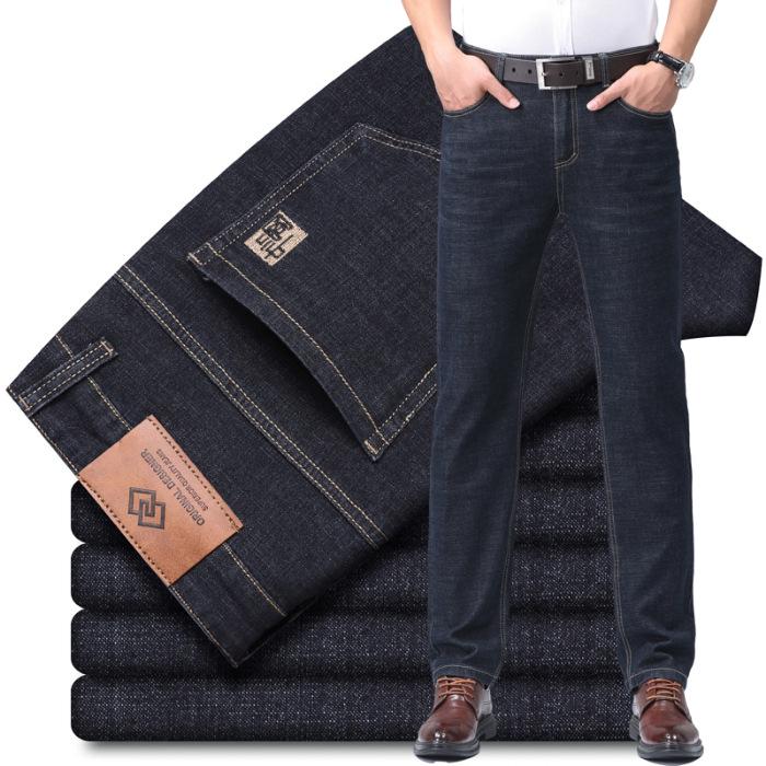 

Xintang Men s Lambskin Velvet-Lined Jeans - Loose Fit, Thick, Warm, Casual Autumn/Winter Pants 31