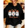 Women's Hooded Sweater Halloween Double Hat Loose 3D Printing Loose Comfort Casual Daily Creative Sweatshirt