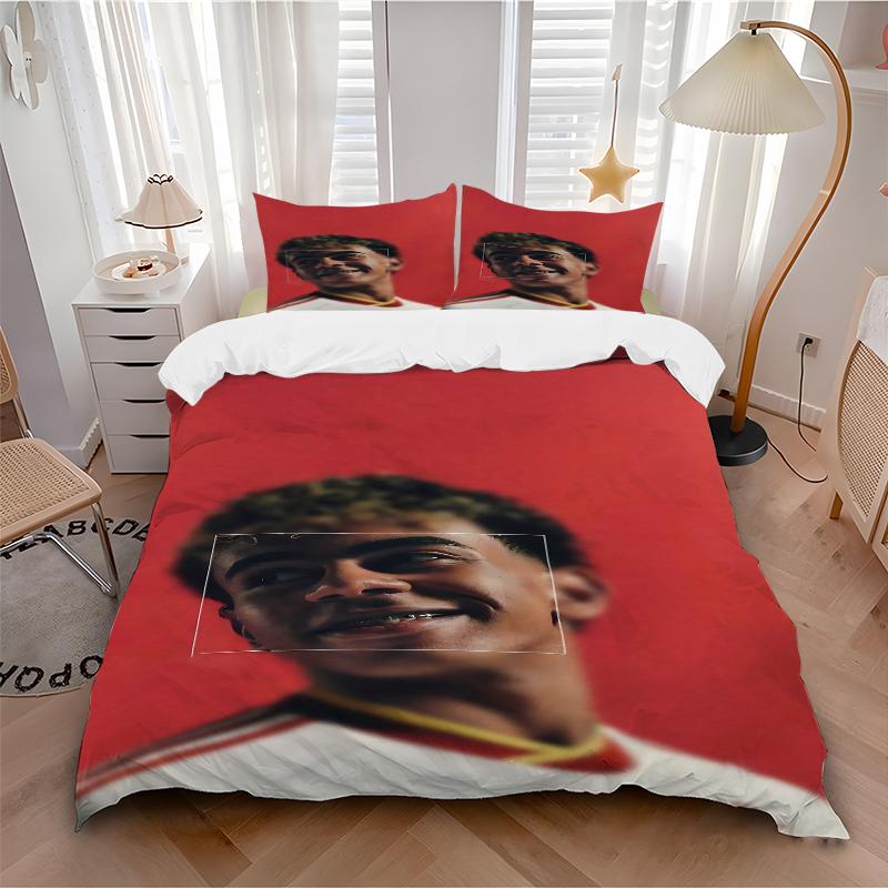 3Pcs Sportsman Curly Hair Bedding Sets For All Sizes New 3D Printed Bed Cover Comforter Duvet Cover Pillowcase Bedroom Decoration