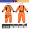 [sac Taske] Space Suit Cosplay Astronaut Jumpsuit for Kids, Halloween Costume (120-130cm)