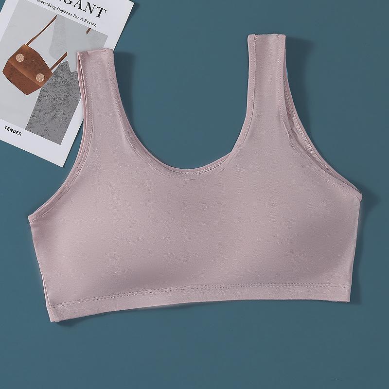 Breathable Cotton Wireless Sports Bra for Middle-Aged & Elderly Women