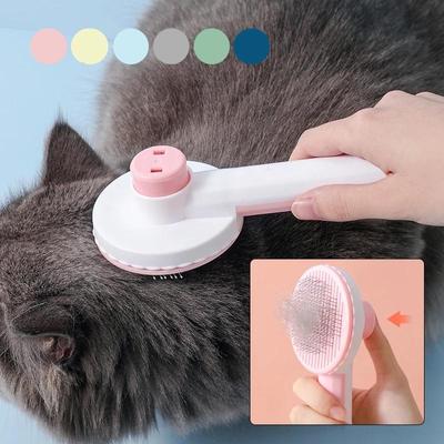 Pet Cat Brush Dog Comb Self Cleaning for Hair Removes Tangled Pet Hair Massages Comb Cats Accessories