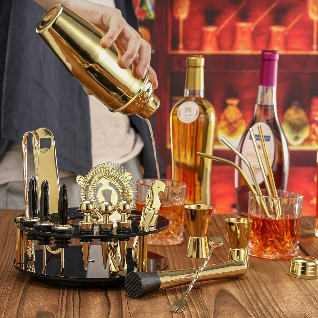 Kit De Barman De Viaje, Kit De Cóctel De Viaje Con Herramientas