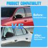 ABS Carbon Fiber Black Side Wing Rearview Mirror Cover Trim for BMW 5 Series G60 2024