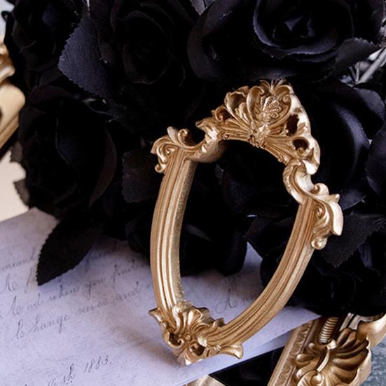 Sztuczny Kwiat Piękny Realistyczny Ładnie Wyglądający Symulacja Czarna Czerwona Róża Dekoracyjny Syntetyczny Kwiat