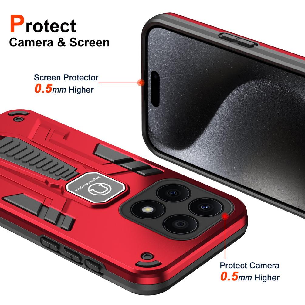 Multiple Bimorphic Bracket Holder Case for Honor 90 70 Lite 50 Honor X5 + X6A X7A X8A X9A X6 X6S X7 X8 X9 Camera Protect Cover