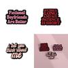 Letter Creative Colorful Brooches For Fashionable Decoration And Personal Flair