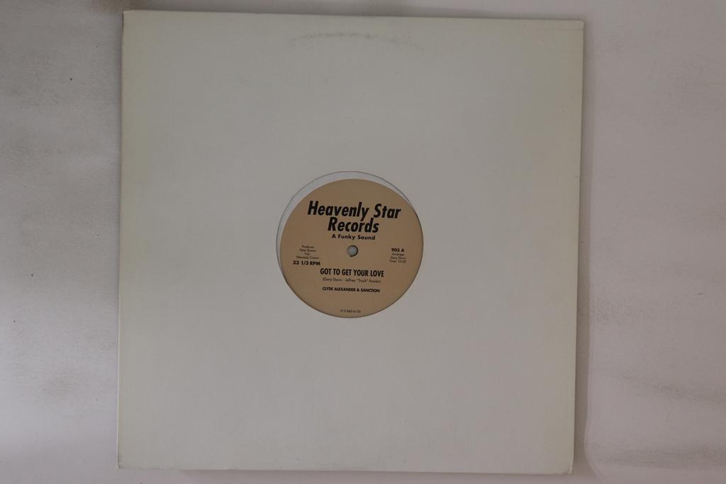 12inch Record CLYDE ALEXANDER & SANCTION - Got To Get Your Love 905 HEAVENLY STAR 2005 US Soul/Funk Used