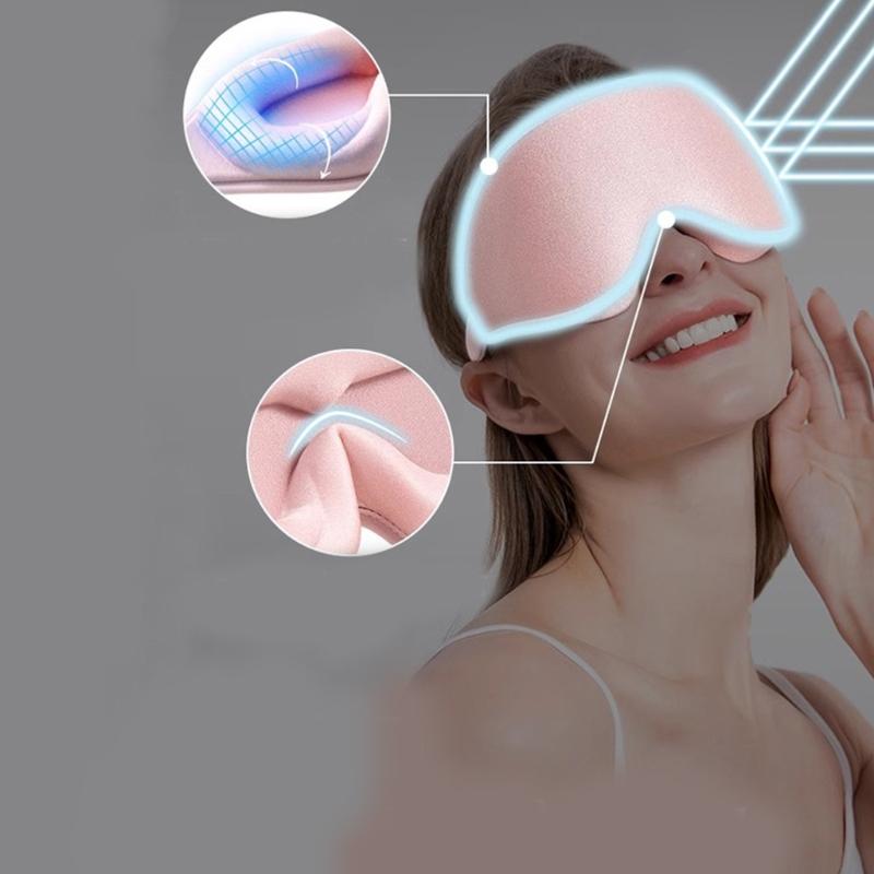 Premium Memory Foam Eye Masks With Full Coverage 3D Design Blocks 99% Light Ideal For Long Flight And Sensitive Sleepers