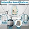 Legs Shaving Stool Nonslip Shower Step Stool Ergonomic Bathroom Footrest With Wide Pedal For Enhances Stability