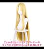 CaseEden Cosplay Wig, Long, 90cm, Center Part, Heat Resistant, Gold Blonde, Includes 2 Wig Nets