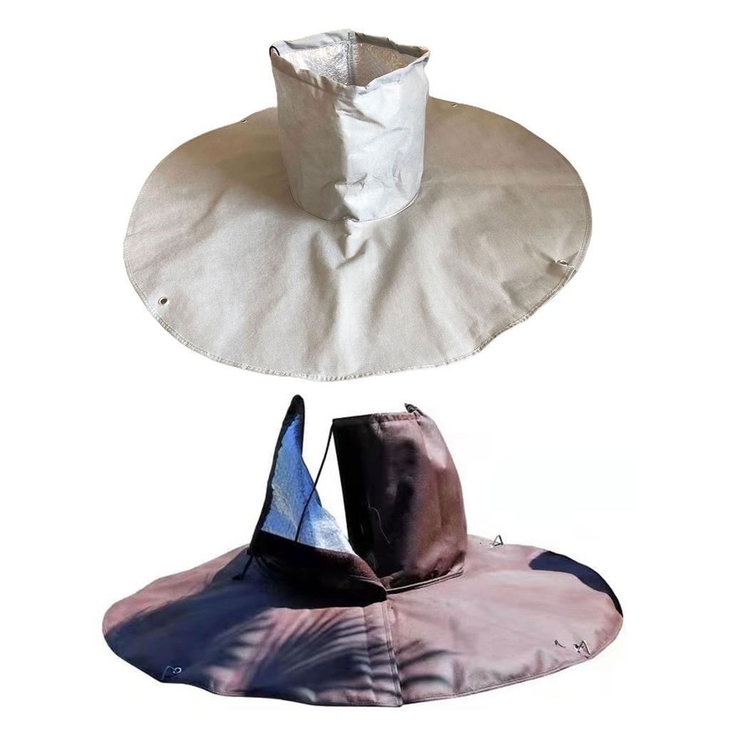 Pflanzenfrostschutz Pflanzenabdeckungen für Winter Wasserdicht Doppelte Isolierung Winterpflanzenschutz für Bäume Wurzel