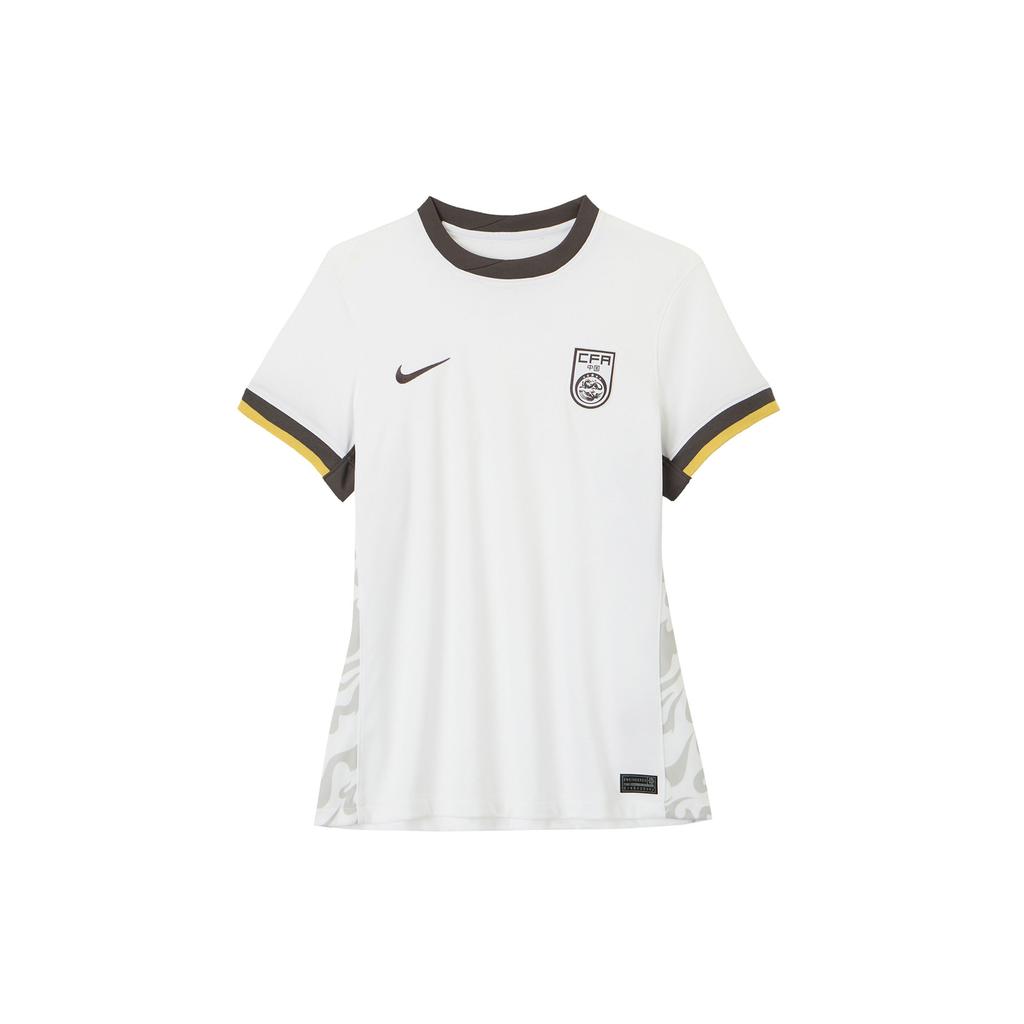 Nike Dri-Fit 2024/25 Season China Team Away Fan Version Color Block Design Quick-Dry Pullover Short Sleeve Football Shirt Women tops FJ4329100