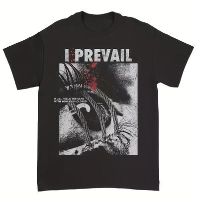 I Prevail 22 I Prevail 22 I Prevail 22 T-shirt 220g Graphique Manches Courtes Unisexe Homme Femme Été