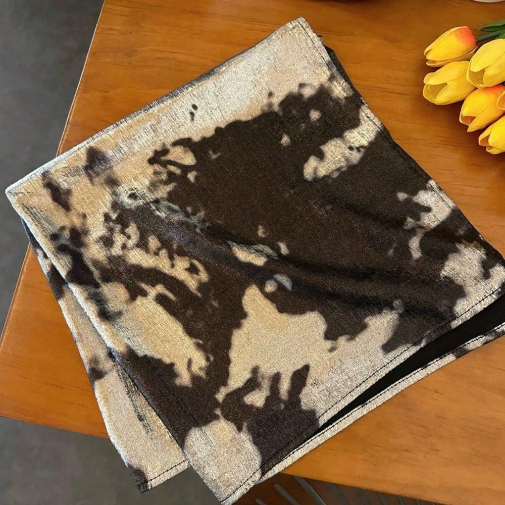 Soft Wrap Liquid Silver Hair Scarf Hip Hop Punk Bandana Laser Color Hair Band  Streetwear