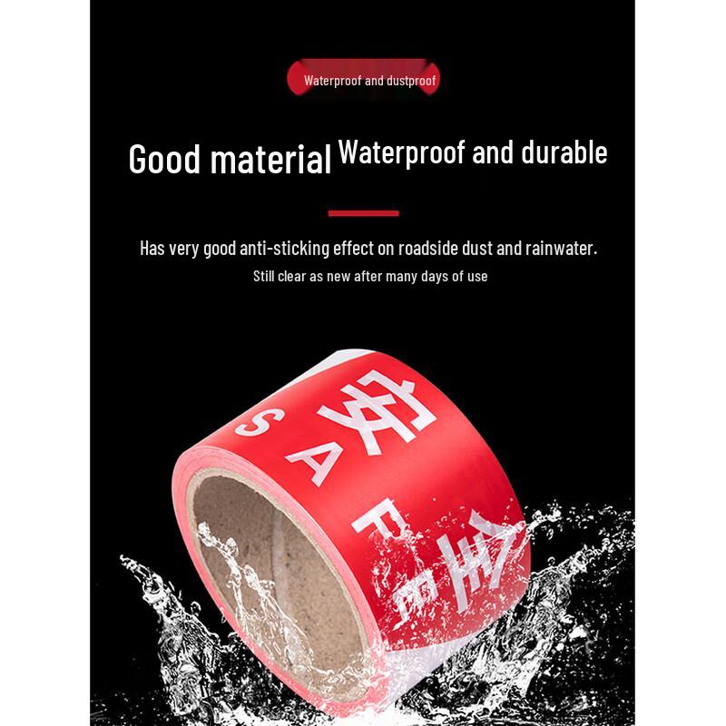 Disposable Retractable Safety Warning Barrier Tape