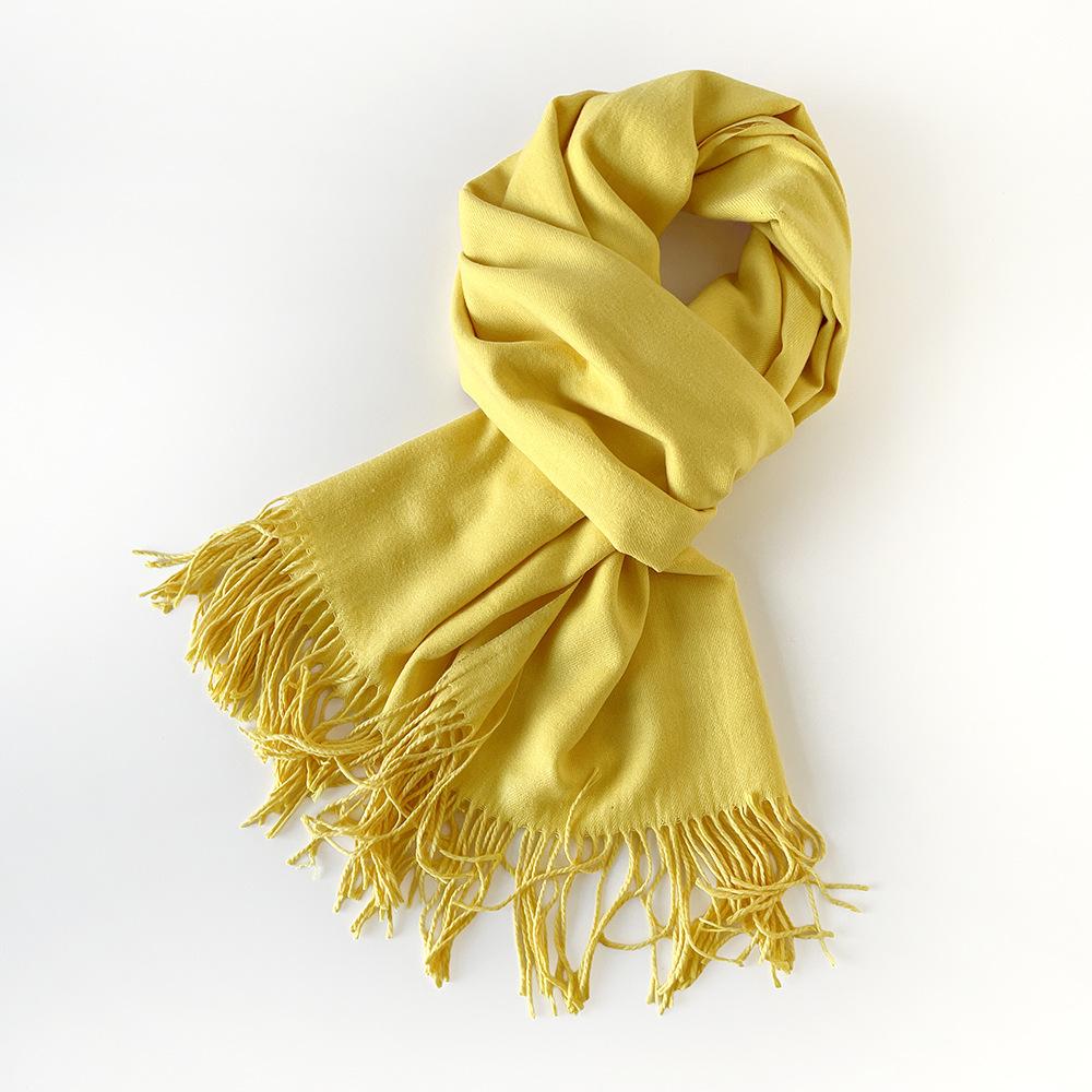 Multi-color imitation cashmere shawl scarf high-end fashion order versatile warm scarf women