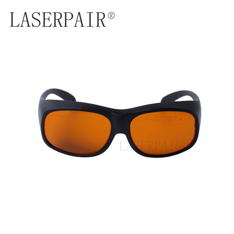 Best Quality 2-Line YAG KTP Laser Safety Glasses Eye Protection for 532nm 1064nm Laser Operations (Orange,safety glasses) оранжевый