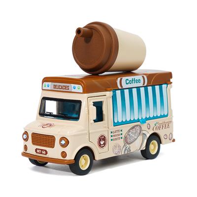 1/36 mastelio automobilis-žaislas, mini automobilis, traukiamas automobilis, spyruoklinis automobilis, prevencinis žaislas, maisto sunkvežimis, vaikai, šviesa, muzika, gimtadienio dovana, dovana