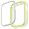 Uniq Etui Moduo Apple Watch Series 4/5/6/7/8/9/Se/Se2 44/45Mm Limonka-Biały/Lime-White